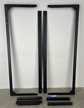 CHATSWORTH 11792-725 SWING GATE WALL RACK: 40u, 19”eia w, 24”d, black ...