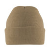 Cuffed Knitted Beanie - Khaki, Mr Cap