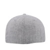 UFlex 6 Panel Flat Peak Fitted Cap - Back