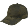 Washed Oil Skin 6 Panel Cap - Camo Green, Mr Cap