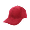 Corduroy 6 Panel Cap - Red, Mr Cap