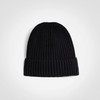 Glacier Ribbed Beanie - Black, Mr Cap