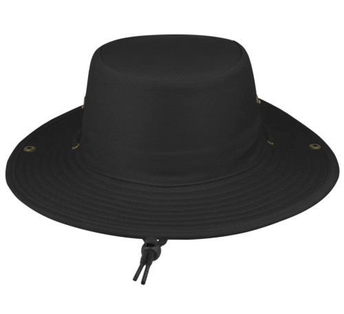 Safari Wide Brim Hat - Black, Mr Cap