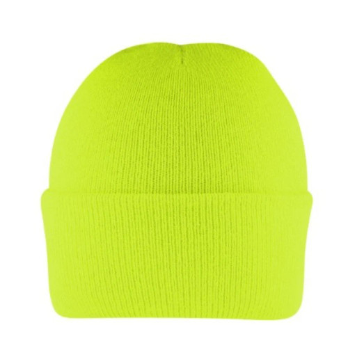 Lumo Cuffed Knitted Beanie - Lumo Yellow Lumo Cuffed Knitted Beanie - Lumo Yellow