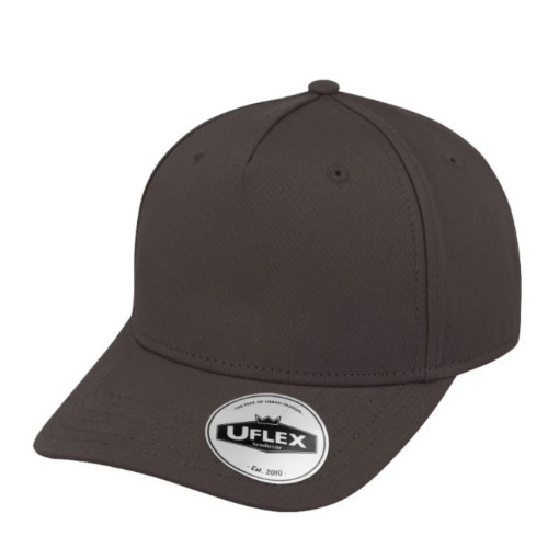UFlex 5 Panel Curved Peak Snapback Cap