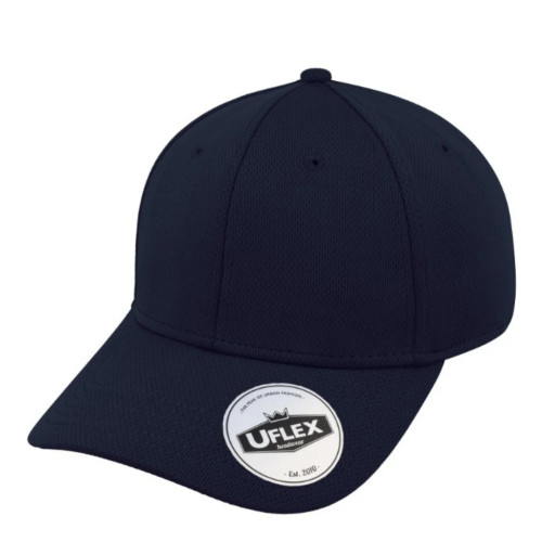 UFlex 100% Poly-Recycled Birdseye Mesh 6 Panel Cap UFlex 100% Poly-Recycled Birdseye Mesh 6 Panel Cap
