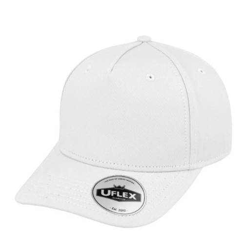 UFlex 5 Panel Curved Peak Snapback Cap UFlex 5 Panel Curved Peak Snapback Cap