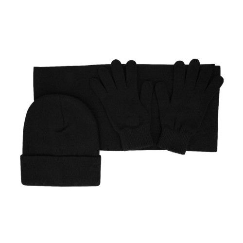 Knitted Set - Black, Mr Cap