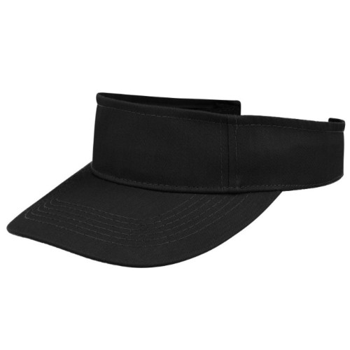 Twill Visor - Black, Mr Cap