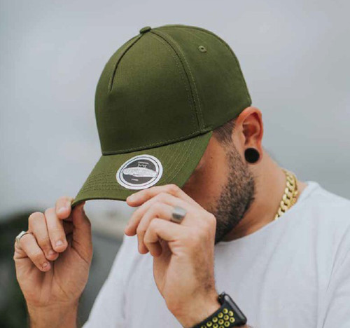 Uflex 5 Panel Curved Peak Snapback Cap