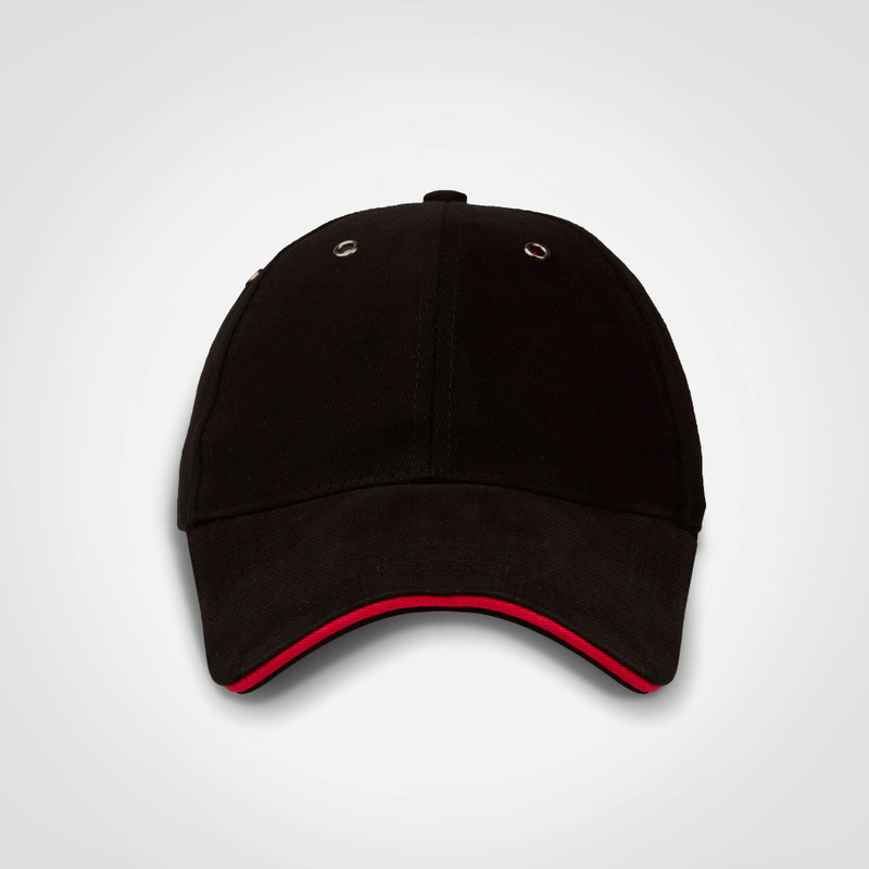 Classic Sandwich Cap - Black/Red