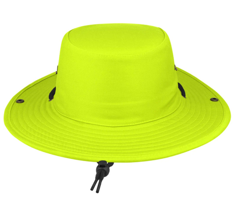 Lumo Safari Wide Brim Hat - Lumo Yellow, Mr Cap