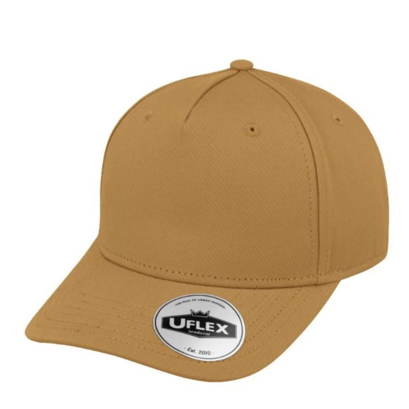 UFlex 5 Panel Curved Peak Snapback Cap