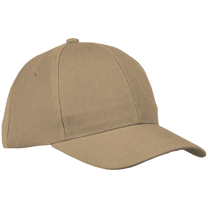 Khaki 6 Panel Raven Cap by Mr-Cap Cape Town, South Africa