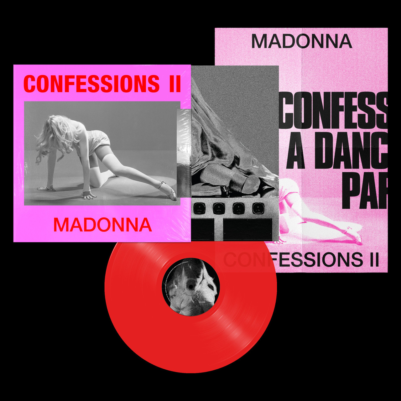 12 track standard LP on red vinyl