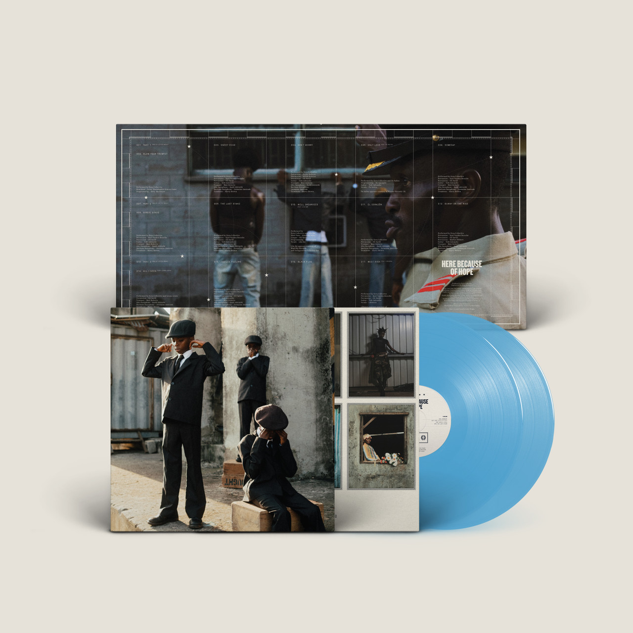 Transparent Ocean Blue Vinyl