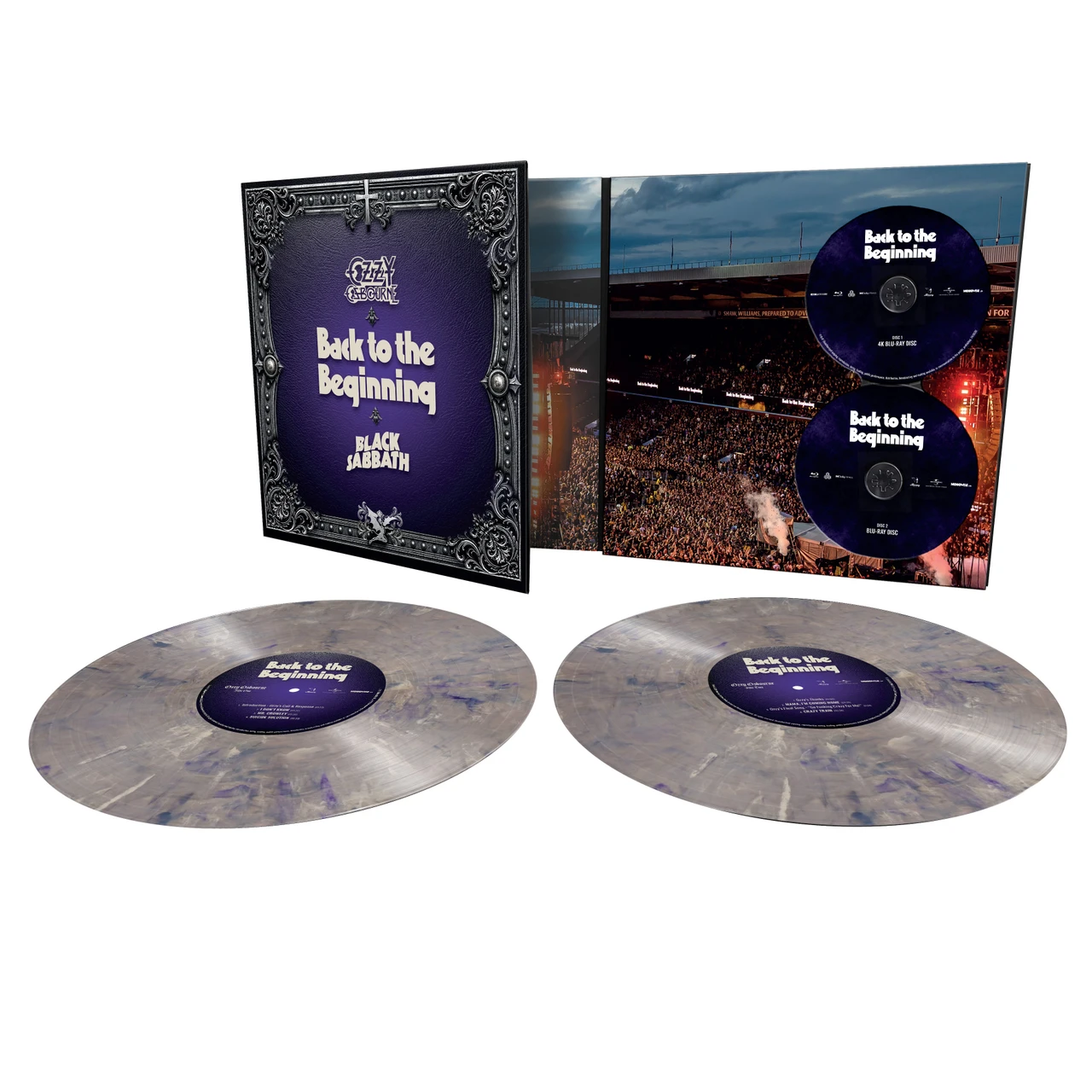 2LP Silver and Purple metallic splatter vinyl & Blu-ray