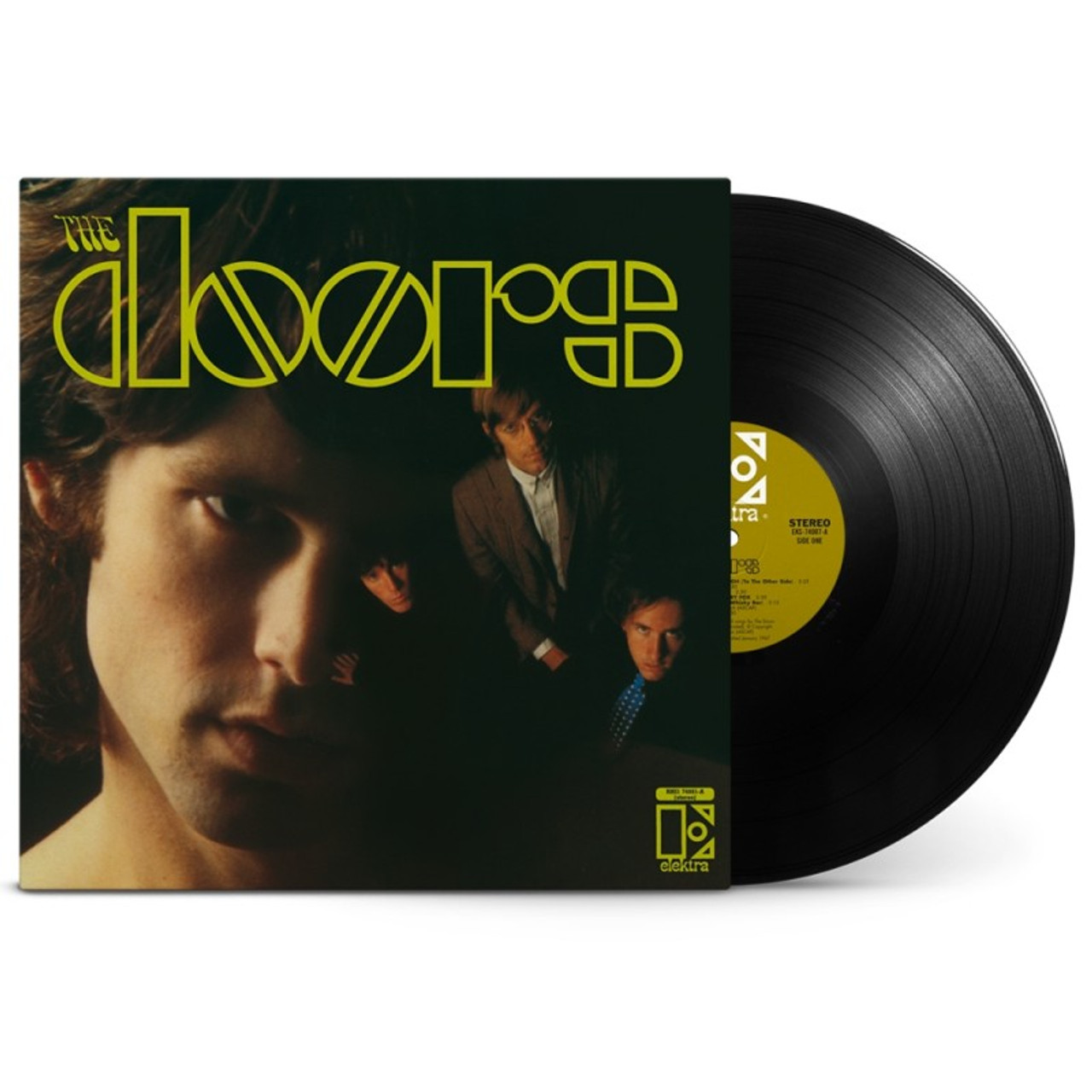 The Doors, The Doors album cover with vinyl disc
