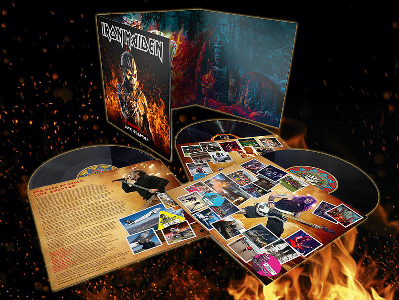 Iron Maiden - Book of Souls : Live Chapter, triple gatefold vinyl edition