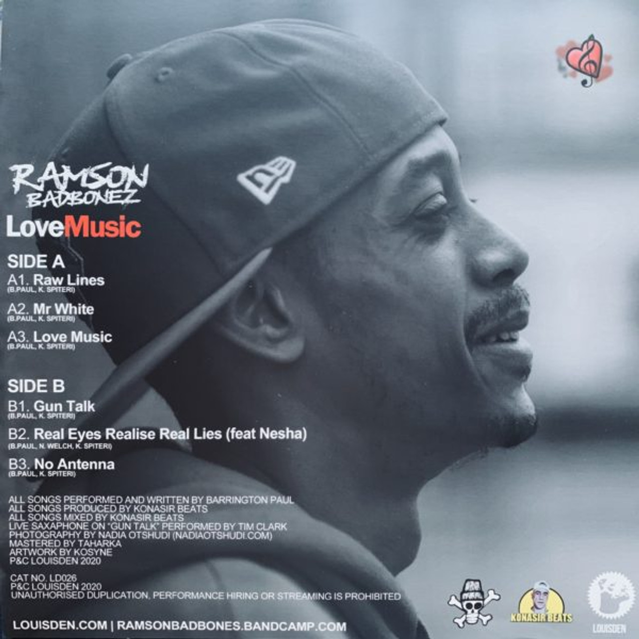 Ramson Badbonez - Love Music back cover