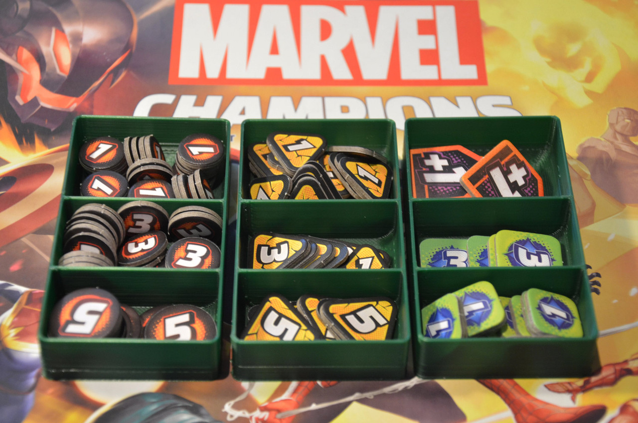 Organizer compatible with Marvel Champions 