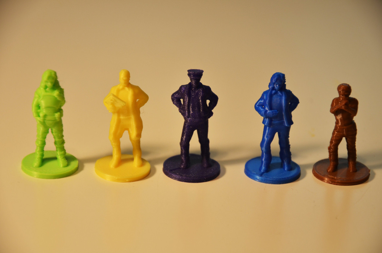 Pandemic Iberia Miniatures Pawns Miniatures Markers Meeples 