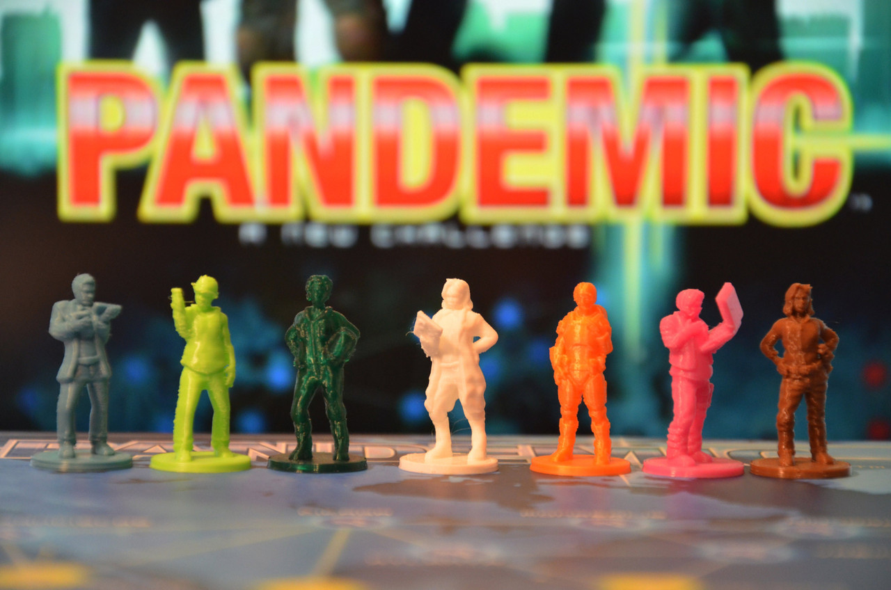 Pandemic Iberia Miniatures Pawns Miniatures Markers Meeples 