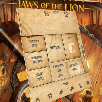 Jaws Of The Lion Gloomhaven Player mat