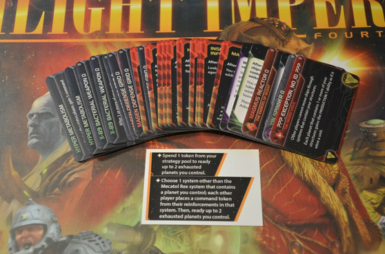 Twilight Imperium Codex Ordinian Alternate Diplomacy & Tech Cards Volume 1