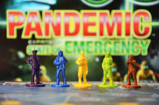 Pandemic State of Emergency expansion Pawns Miniatures Markers Meeples