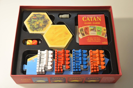 Unofficial Settlers of Catan Piece Organizer Holders Player Trays Insert fit into the game box