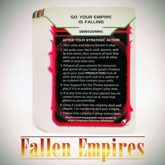 Fallen Empires Twilight Imperium 4th Edition  Fan made expansion