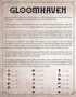 Gloomhaven solo cards + scenario difficulty cards