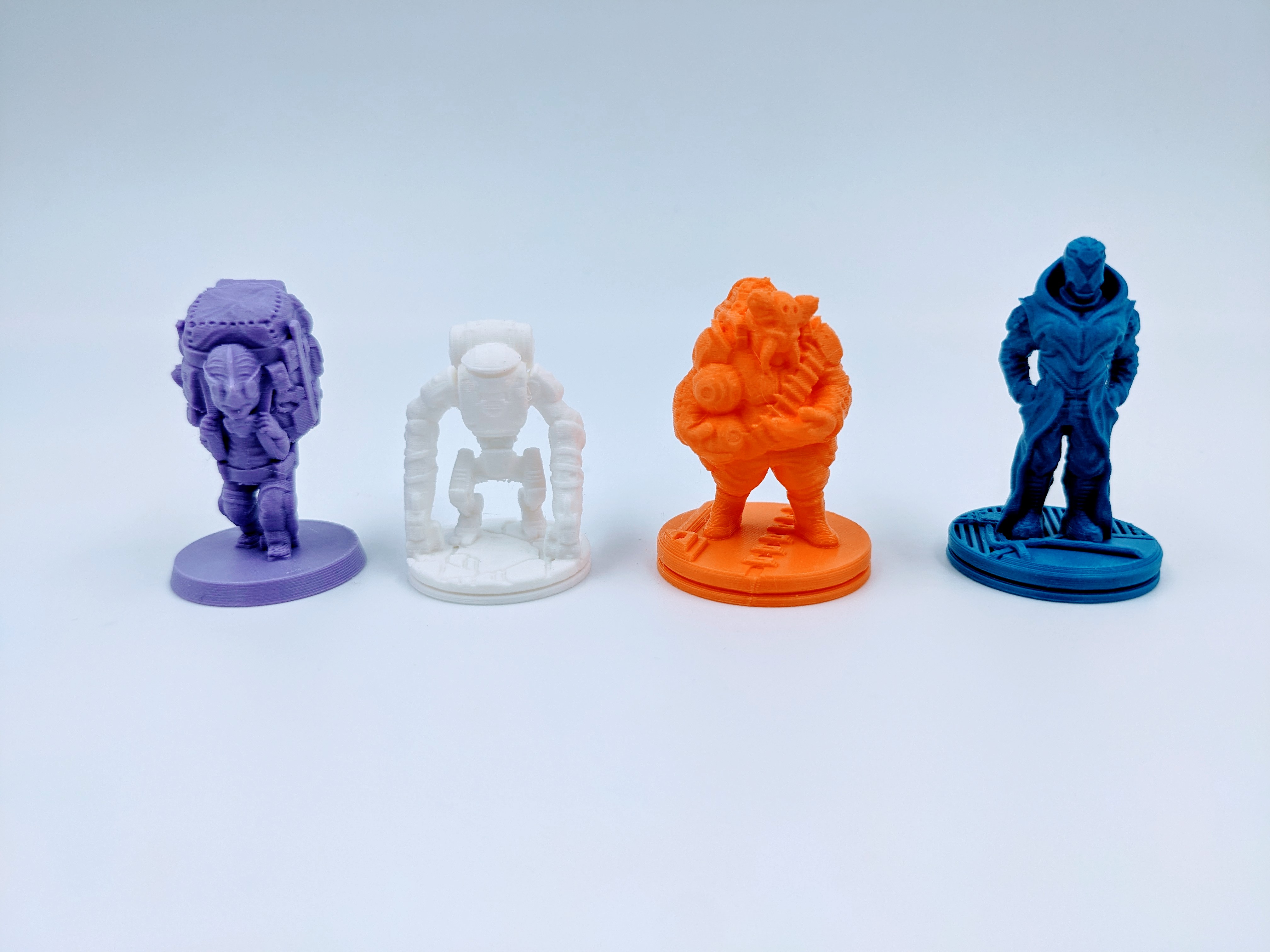 Spaceman Meeples Clank In Space Miniatures Pawns Meeples - Lucky Player shop