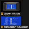 50A LCD Display DC Battery Monitor Meter 200V Voltmeter Amp For RV System - Battery Mate