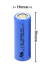 18500 3.7V 1100mAh Li-Ion Rechargeable Battery - Battery Mate