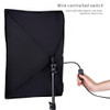 135W Photography Studio Softbox Continuous Lighting Soft Box Light Stand - Battery Mate