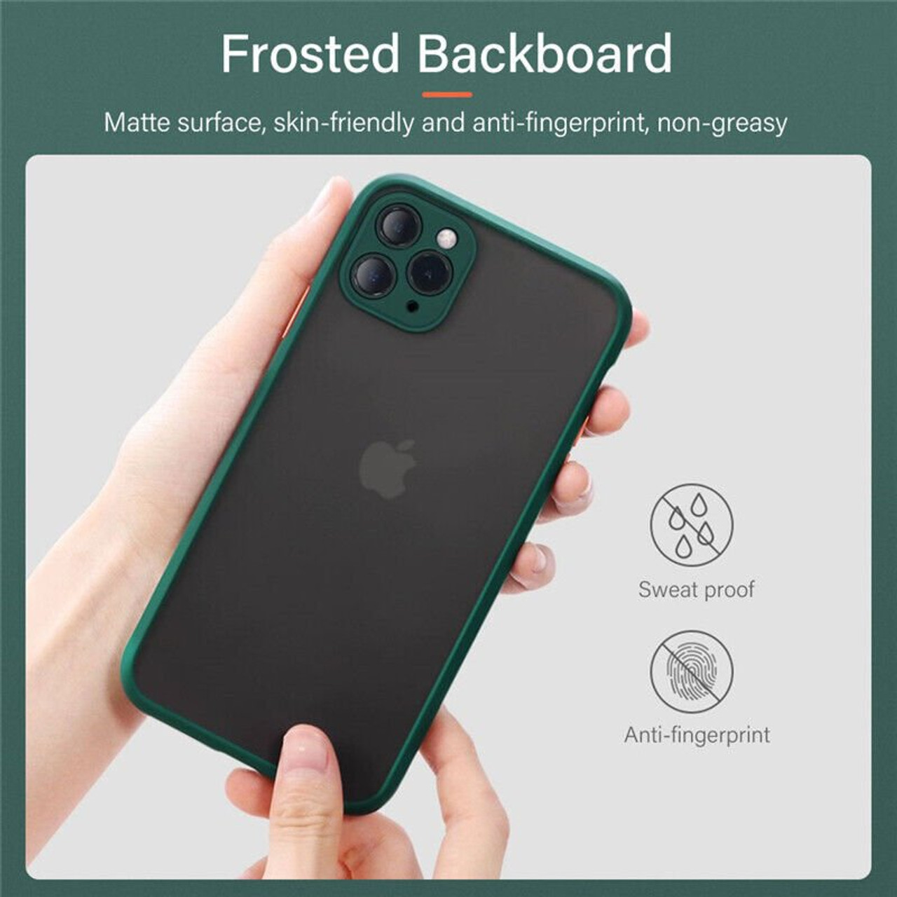 Black Matte Surface Ultra Protective iPhone 13 Pro Case - Battery Mate