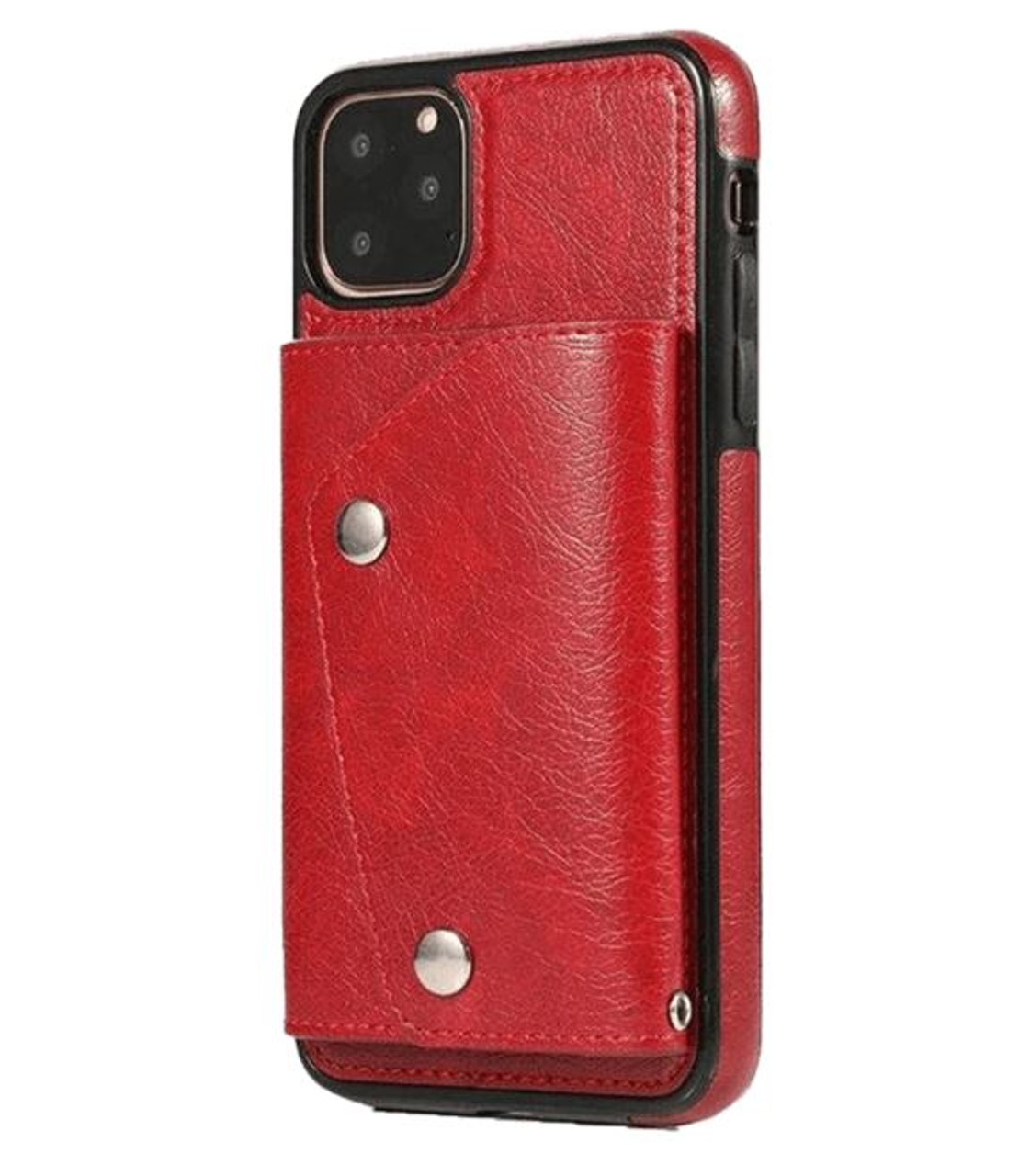 For iPhone 12 Pro Max Luxury Leather Wallet Shockproof Case Cover - Battery Mate