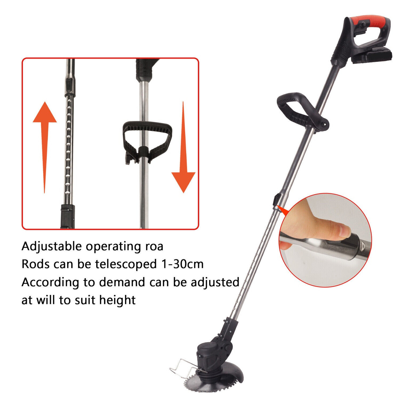 Cordless Grass Trimmer Lawn Grass Brush Cutter Blade Whipper Snipper For Makita - Battery Mate