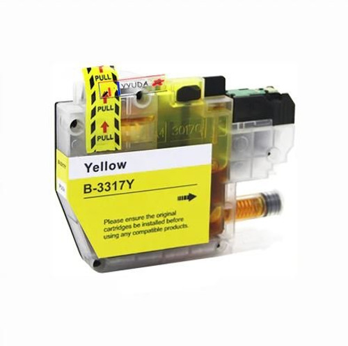 Compatible Brother LC-3317 Yellow Ink Cartridge - 550 pages - Battery Mate