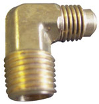 Elbow 90 Degree - 1/4 Mpt X 1/4t Brass.