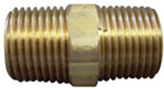 Nipple 3/8 Hex Brass