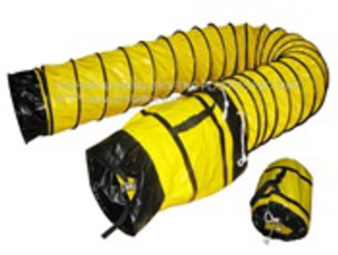 Yellow Ducting with Bag - 25'