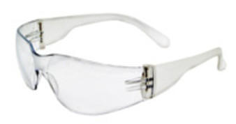 Aegis IS300 Wraparound Clear Lens Clear Lightweight Frame Safety Glasses