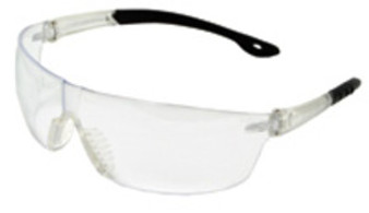 Aegis IS350 Wraparound Anti-Fog Clear Lens Black Frame Safety Glasses