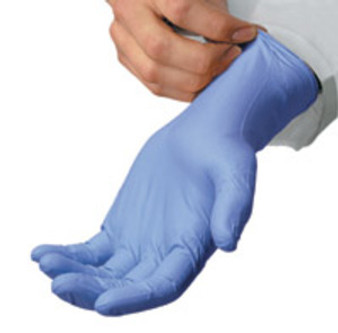 Medical Grade Powder Free Nitrile 4MIL Blue Textured High Risk Exam Gloves - XL