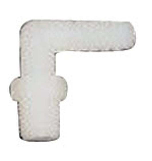 Elbow 90 Degree - 1/4mpt X 3/8 Barb White Nylon