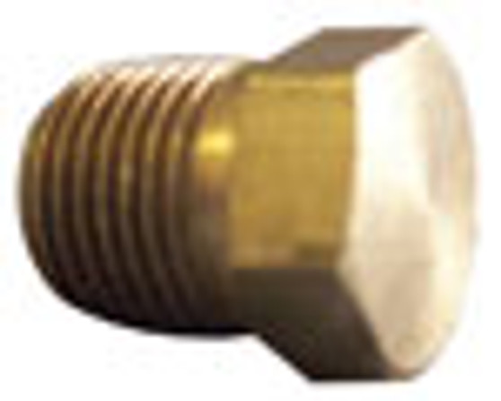 Plug 1/4 Hex Brass