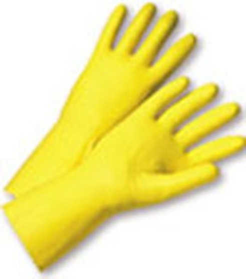 Flock Lined Latex 12" 18 Mil Gloves - Size 10 (XL)